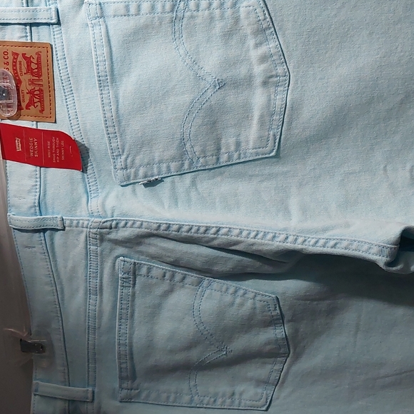 Levi's wedgie skinny jeans stonewash ice aqua - Picture 4 of 14